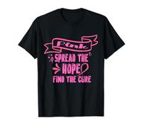 Pink Spread The Hope Find The Cure | Breast Cancer T-Shirt