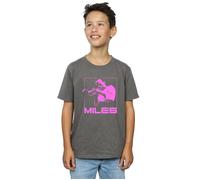 Pink Square T-Shirt Miles Davis Charcoal 7-8 Years