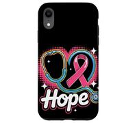 Pink Stethoscope Nurse Medical Breast Cancer Awareness Women Case for iPhone XR