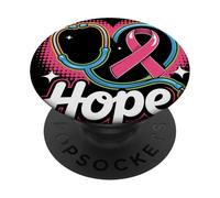 Pink Stethoscope Nurse Medical Breast Cancer Awareness Women PopSockets Adhesive PopGrip