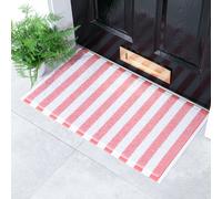 Pink Stiped Doormat (70 x 40cm) Artsy Mats Pink 40cm x 70cm