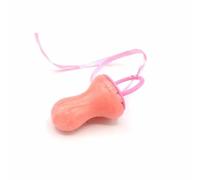 Pink Strawberry Flavour Mini Candy Dummies Hard Retro Lolly 23g (Pack of 10)