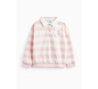 Pink Stripe Gabby's Dollhouse Motif Rugby Sweatshirt 6-7 years