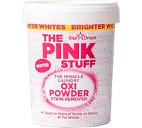 Pink Stuff Miracle Laundry Oxi Stain Remover Powder for Whites 1KG Powerful Stain Lifting Oxygen Bleach Formula Whitens Brightens Deep Cleans Fabric Safe Laundry Booster Washing Machine Use
