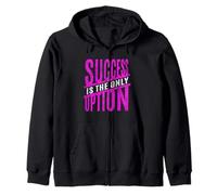 Pink Success Only Pink Graphic Zip Hoodie
