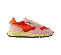 Pink Suede Trainers Reelwind Low - female - Autry - Sneakers - Pink - 3 UK - Shoes 3 UK