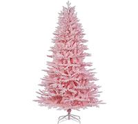 WeRChristmas Pink Sugar Snow Flocked Christmas Tree, 7 ft / 210 cm