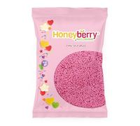 Pink Sugar Strands Sprinkles 55g Sachet - Natural Edible Pink Vermicelli Sprinkles - Perfect for Baking, Cupcakes and Cake Decorations, Ice Cream, Desserts and Icing Decoration Toppers