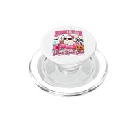 Pink Summerween Cute Ghost Tropical Beach Vacation Summer PopSockets PopGrip for MagSafe