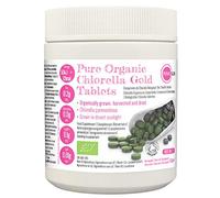 PINK SUN Organic Chlorella Tablets 500mg x 1000 Tabs Pyrenoidosa Broken Cell Wall Cracked Gluten Free Non GMO Vegetarian Vegan Certified Organic by The Soil Association 500g Bulk Buy
