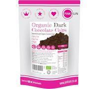 PINK SUN Organic Chocolate Chips 900g (300g x 3) Vegan, Dairy Free, Soy Free, Gluten Free 70% Dark Chocolate for Baking in Drops
