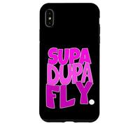 Pink SupaDupaFly Pink Color Graphic Pink Case for iPhone XS Max