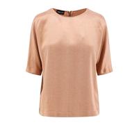 Pink T-shirts and Polos with Zip - female - Giorgio Armani - Blouses - Pink - M - Blouses & Shirts M