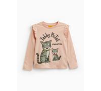 Pink Tabby McTat Graphic Long Sleeve Tee 5-6 years