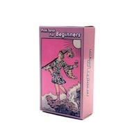 Pink Tarot Cards for Beginners, 78-Card Deck, Divination Tool, Party Game, Gift Set