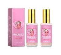 Pink Tears Body Mist, Fresh Strawberry Body Milk Mist Spray, Long-Lasting Fragrance Body Mist, Hydrating Lightweight (2Pcs)