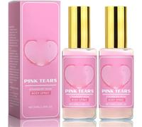 Pink Tears Body Mist,Fresh Strawberry Body Milk Spray,Long-Lasting Fragrance Perfumes for Women