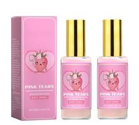 Pink Tears Body Spray, Fresh Strawberry Body Milk Spray, Long-lasting Freshness, Fresh Fragrance