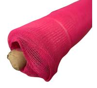Pink Temporary Fencing Heavy Duty UV Stabilised Polyethylene Mesh 16m Pegdev Pink One Size