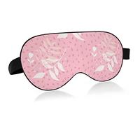 Pink Tender Floral Seamless Sleep Eye Mask, Sleeping Mask & Blindfold with Elastic Headband Soft Comfort Eyeshade Sleep Cover for Travel Yoga Nap