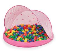 Pink Tent Ball Pit Play Area W/ 50 Balls