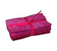 Pink Textured Pattern Of 5 Cotton Fat Quarters - Sewing Online Fe0094