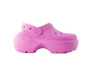 Pink Thermoplastic Slip-On Sandals - female - Crocs - Clogs - Pink - 8 UK - Shoes 8 UK