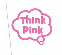 Pink Think Self-Inking Teacher Stamper. 22mm, Self Inking, Reinkable^*