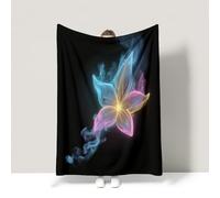 Pink Throw Blanket Dreamy Aesthetic Mysterious Art Travel Blankets Soft Fuzzy Cozy for Couch Sofa Bed for All Season Throw (130 x 150CM)