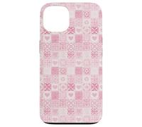 Pink Tile Majolica Martini Summer Coastal Coquette Aesthetic Case for iPhone 13
