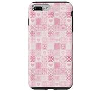 Pink Tile Majolica Martini Summer Coastal Coquette Aesthetic Case for iPhone 7 Plus/8 Plus
