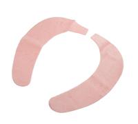Pink Toilet Seat Cushion Electrostatic Adsorption Washable Polyester | Reusable Bathroom Accessory, Common Household Fit, Beautiful Appearance, Soft Seat Cover Pad