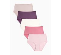 Pink Tonal Full Brief Knickers 5 Pack 20