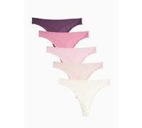 Pink Tonal Thongs 5 Pack 20