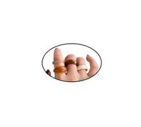 PINK TOWN Resin Chunky Ring Set for Women, Multicolor Acrylic Knuckle Rings Vintage Plastic Stackable Rings Set Y2k Aesthetic Statement Midi Ring Thick Dome Finger Jewelry, Plastic, No Gemstone