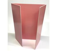 Pink Tri fold Spotlight Foam Presentation Board 840x594mm x A1 pink for displaying artwork and projects.