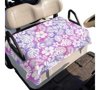 Pink Tropical Plants Golf Cart Seat Towels Towel Blanket | Golf Cart Seat Towel Blanket Summer Comfortable Golf Cart Seat Cover for Women Clubs
