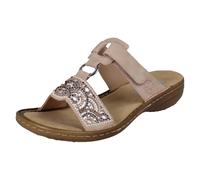 (Pink, UK 3.5) Ladies Rieker Mule Sandals 608K2