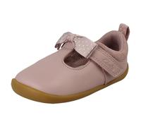 Clarks Roamer Trim Tb Pink Leather Kids girls first and baby shoes 8390-67G in a Plain Leather in Size 4.5