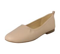 (Pink, UK 6.5) Ladies Clarks Ballerina Flat Smart Shoes Fawna Soft - D Fit