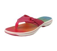 (Pink, UK 6) Ladies Clarks Flip Flop Sandals - Brinkley Reyna
