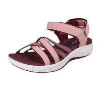 Clarks Ladies Clarks Sandals Mira Shore - Maroon - UK 6
