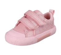 (Pink, UK 9 Child) Girls Clarks Canvas Foxing Gleam - F Fit