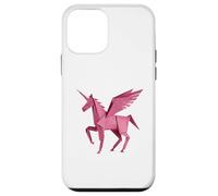 Pink Unicorn Horse Origami, Paper Craft, Fantasy Lover Case for iPhone 12 mini