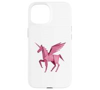 Pink Unicorn Horse Origami, Paper Craft, Fantasy Lover Case for iPhone 15