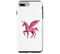 Pink Unicorn Horse Origami, Paper Craft, Fantasy Lover Case for iPhone 7 Plus/8 Plus