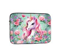 Pink Unicorn Laptop Inner Bag 12 Inch Laptop Sleeve Case Briefcase Carrying Laptop Cover