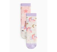 Pink Unicorn Socks 2 Pack 6-8.5 Infant