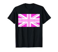 Pink Union Jack/Flag T-Shirt