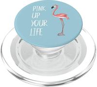 Pink Up Your Life Fancy Florida Lifestyle Flamingo PopSockets PopGrip for MagSafe